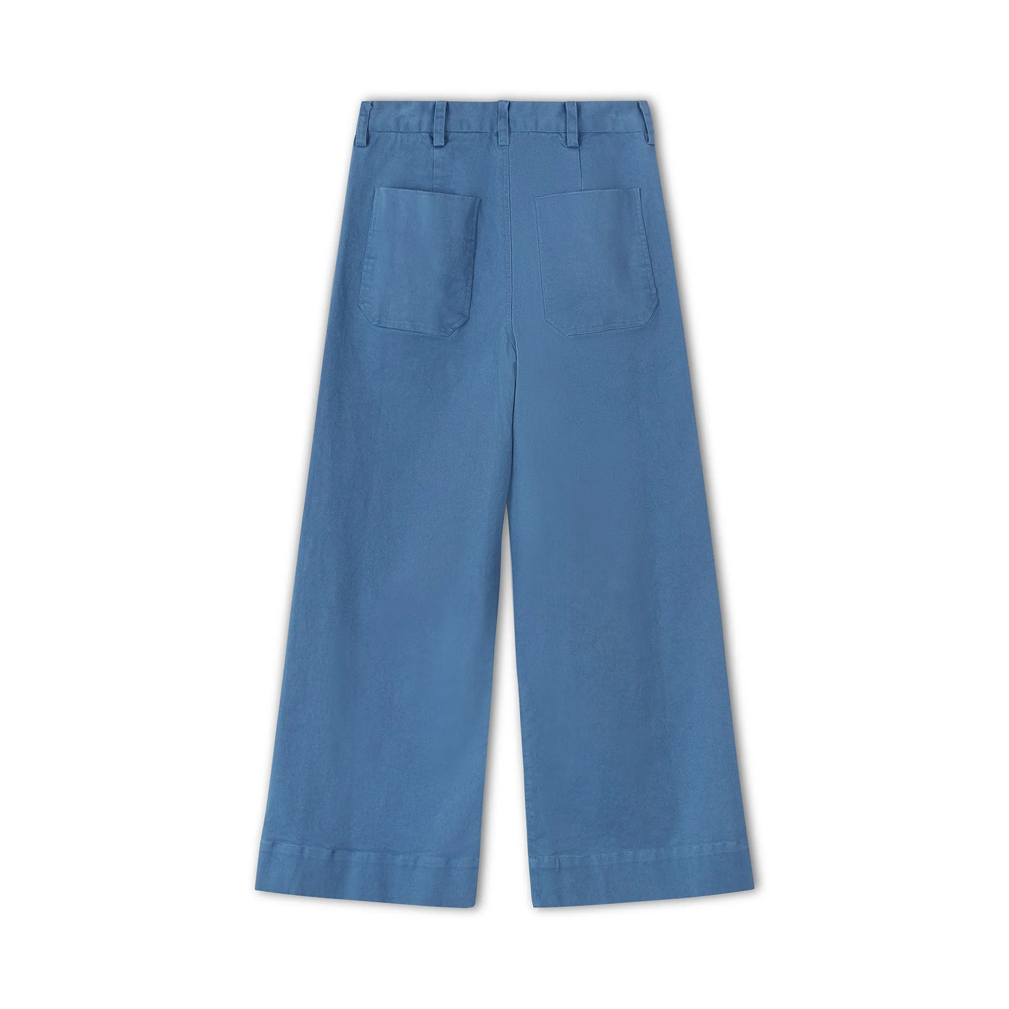 Sailor faded denim cotton pant