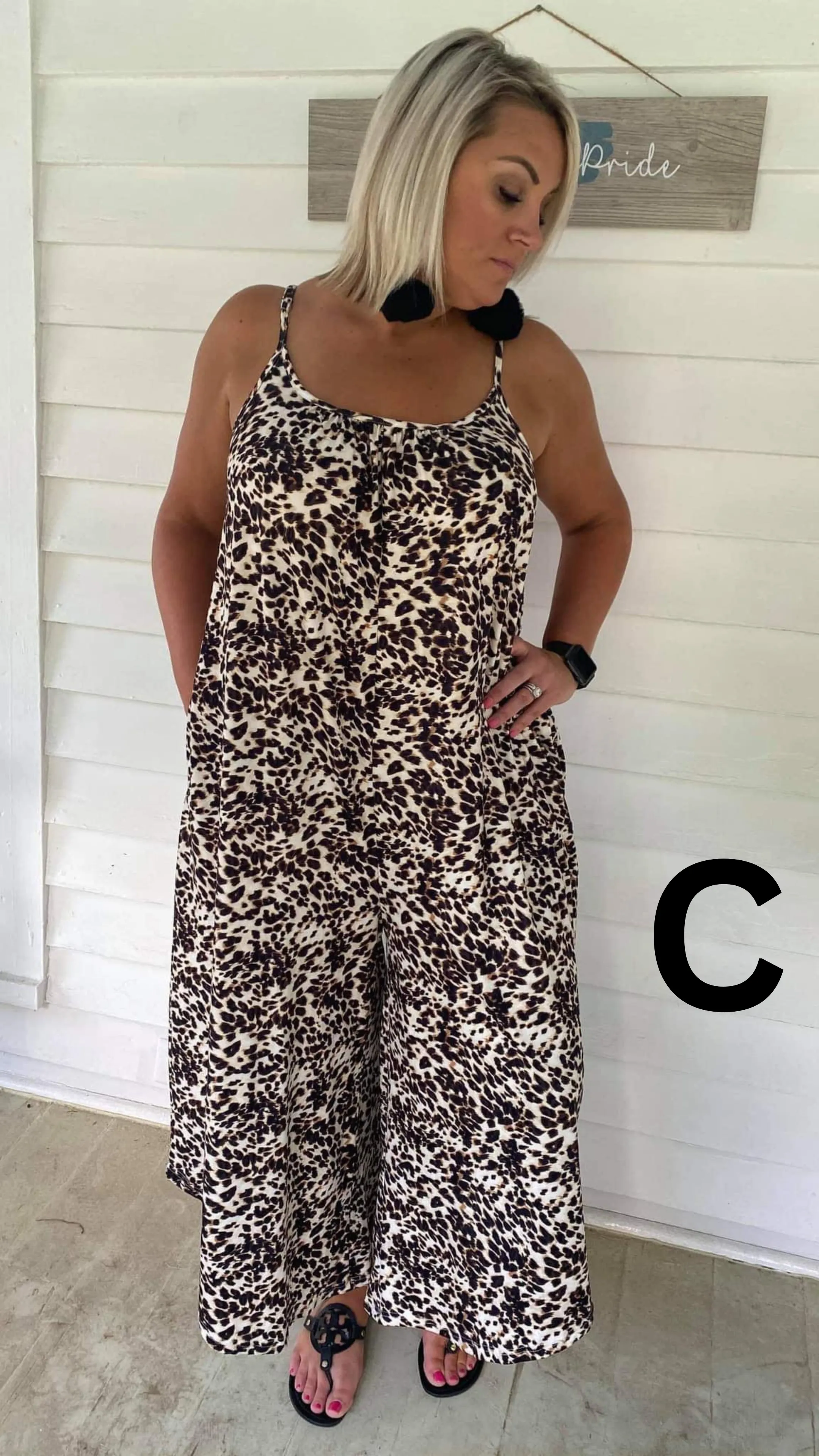 *Size S - Relaxed Fit Jumpsuit in Print B