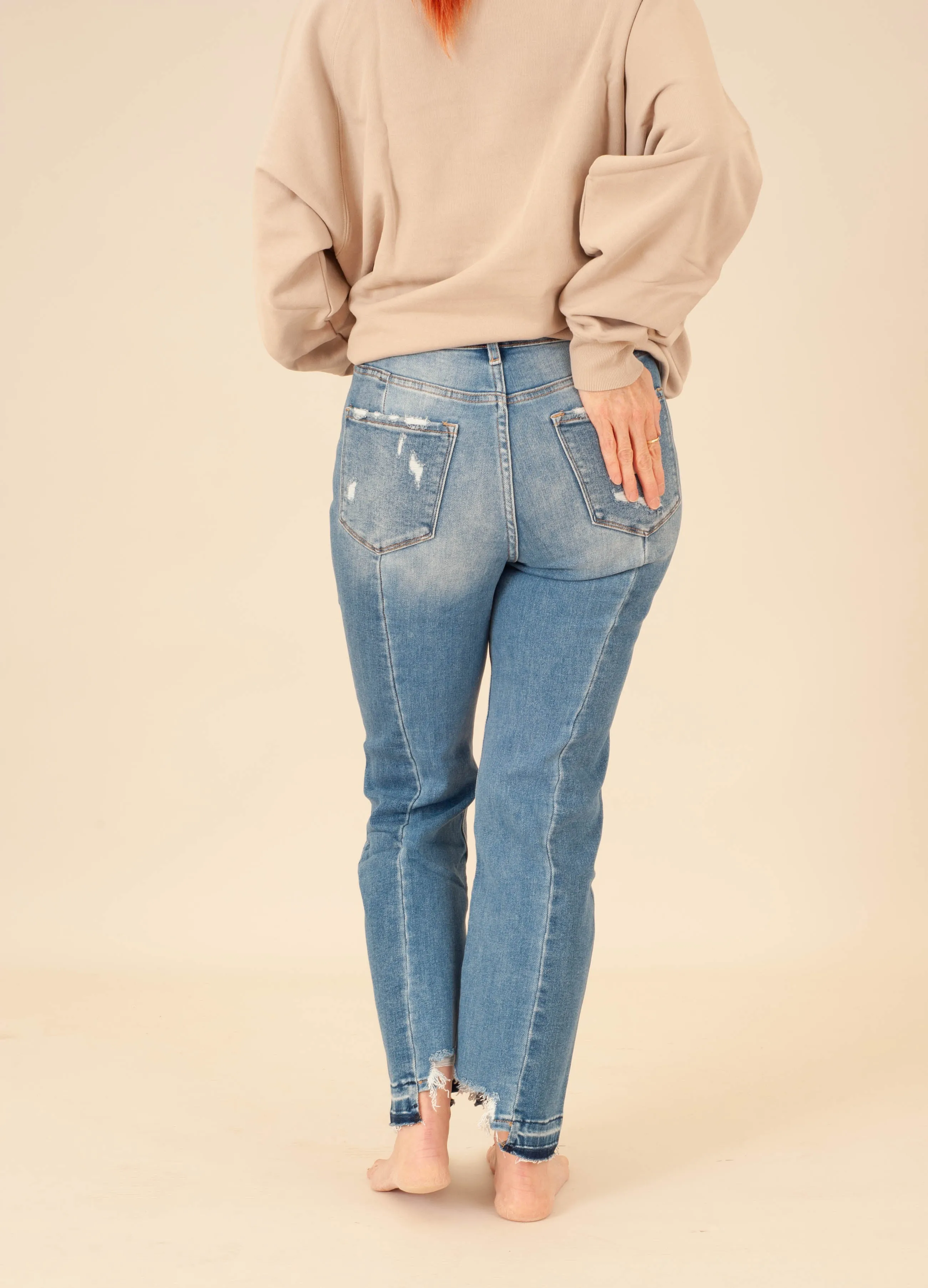 Spring Line High Rise Crop Jean