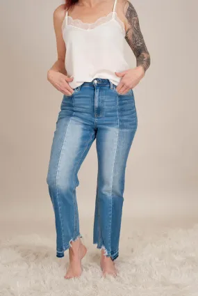 Spring Line High Rise Crop Jean