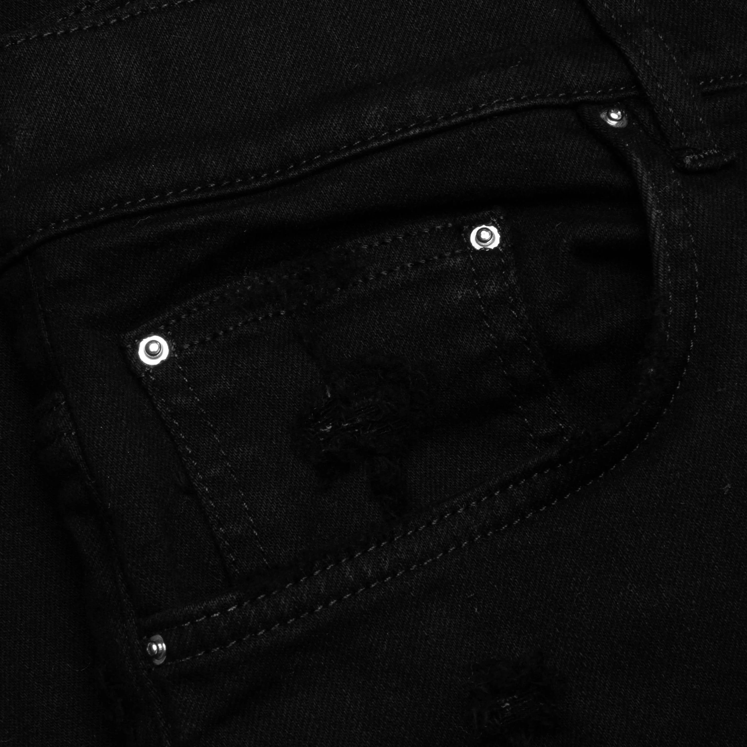 Stack Kick Flare Jean - Black