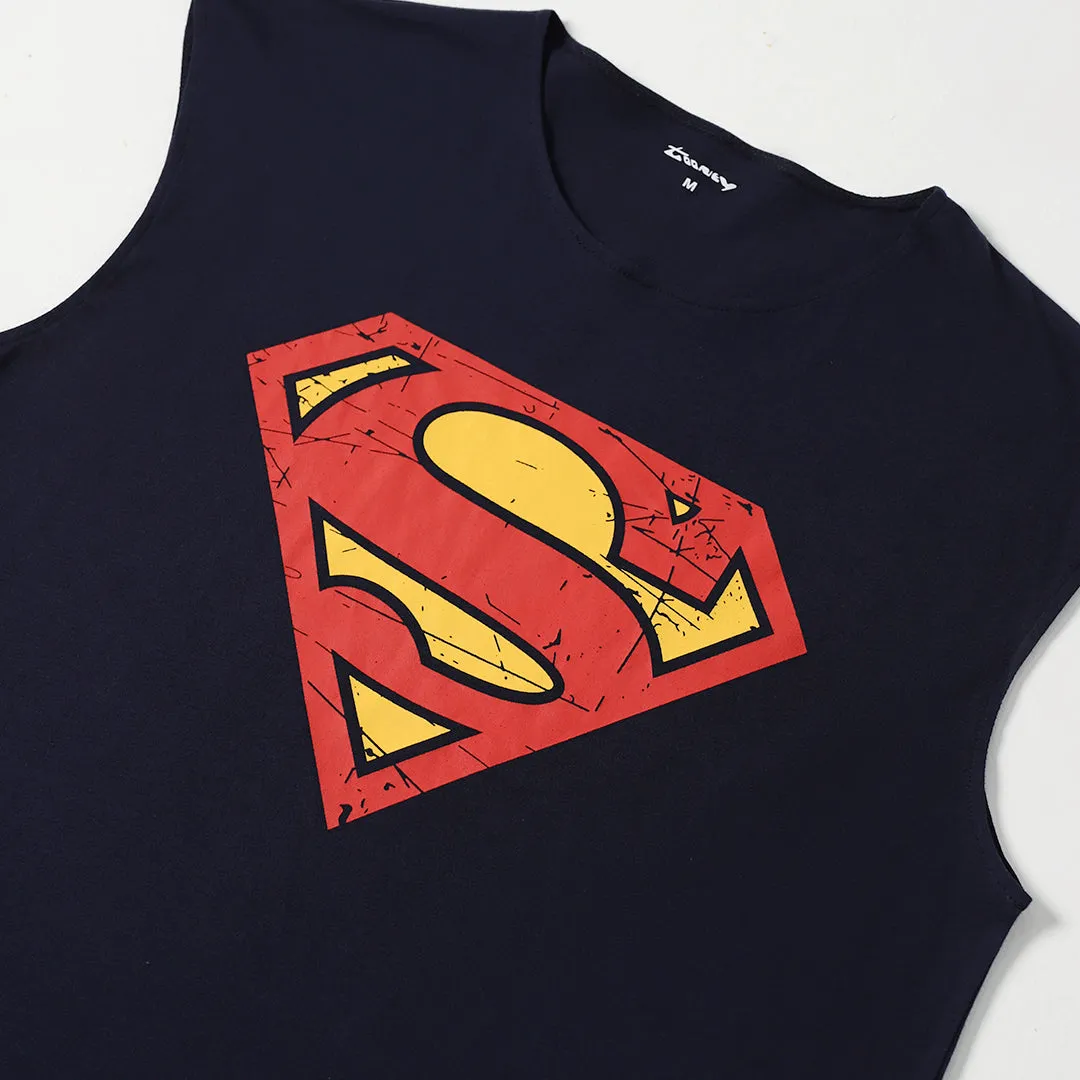 Superman Oversized Droparm Tanktop