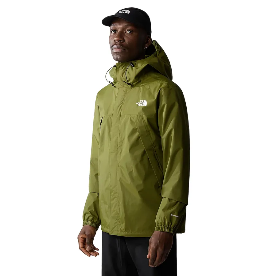 The North Face Antora NF0A7QEYPIB men's rain and wind jacket olive green