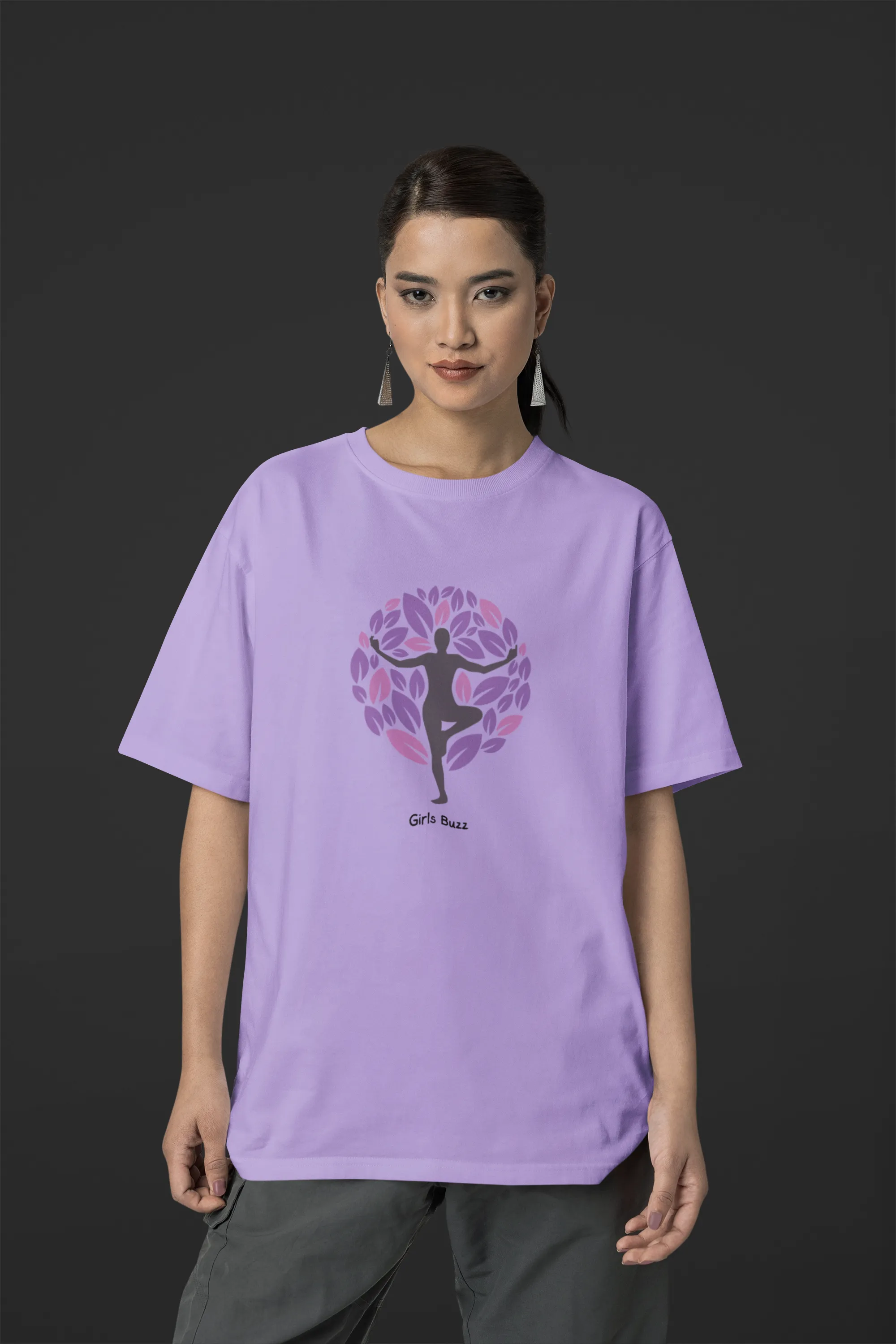 The Tree Pose Yoga Oversized Tee