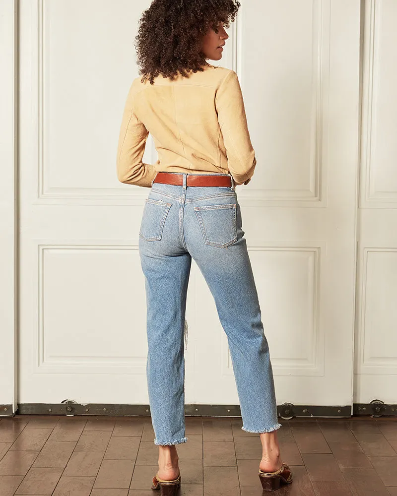 Tommy High-Rise Straight Jeans