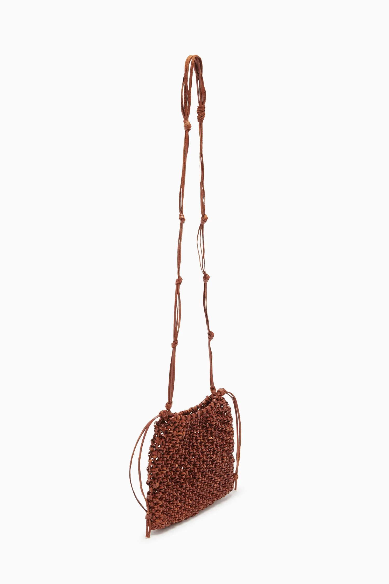 Tulia Knotted Crossbody - Pecan Brown