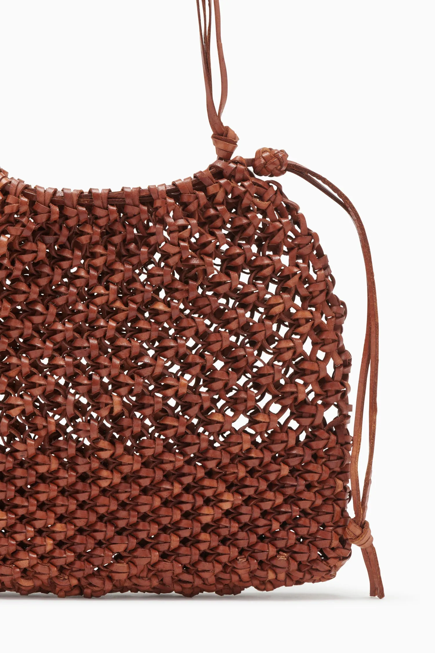 Tulia Knotted Crossbody - Pecan Brown