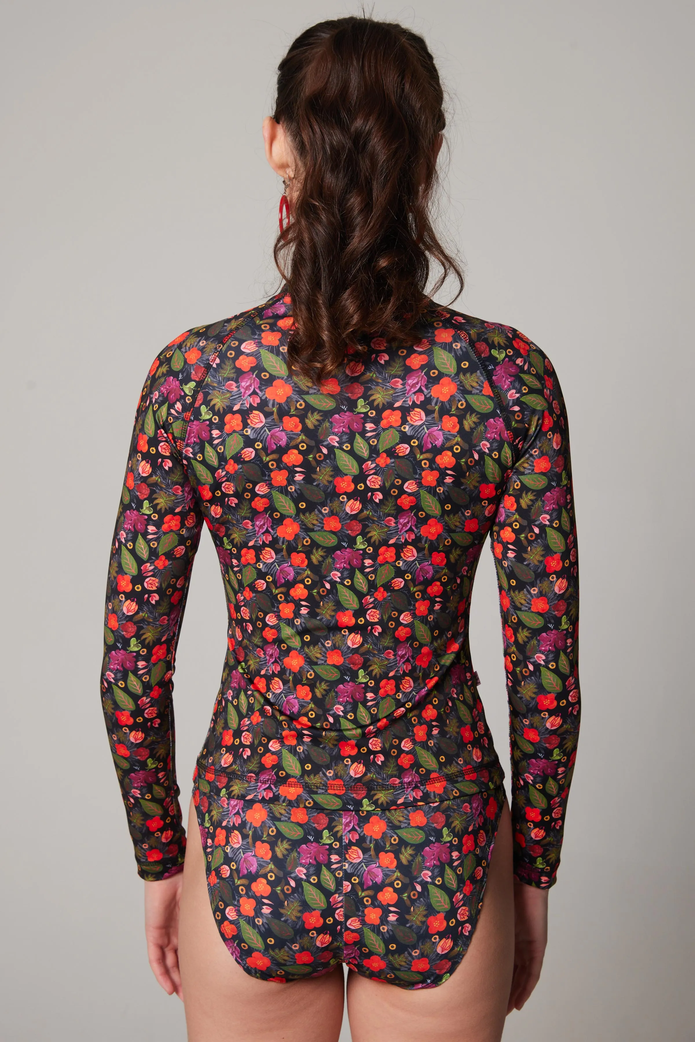 UV protection Long Sleeve Rash Guard - Tropicalia