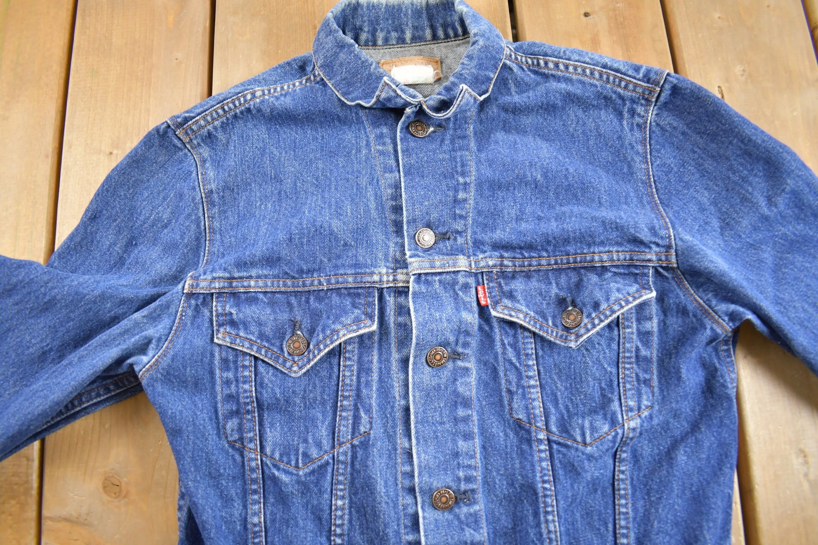 Vintage 1970s Levi's Jean Jacket Size 36 / Vintage Denim / True Vintage / Levi's denim / Union Made In Canada