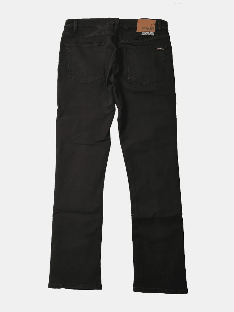 Volcom Vorta Slim Fit Jeans - Black Out