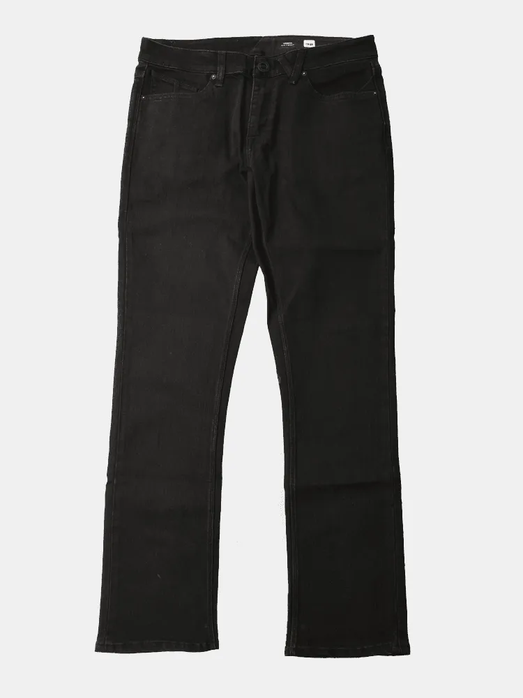 Volcom Vorta Slim Fit Jeans - Black Out