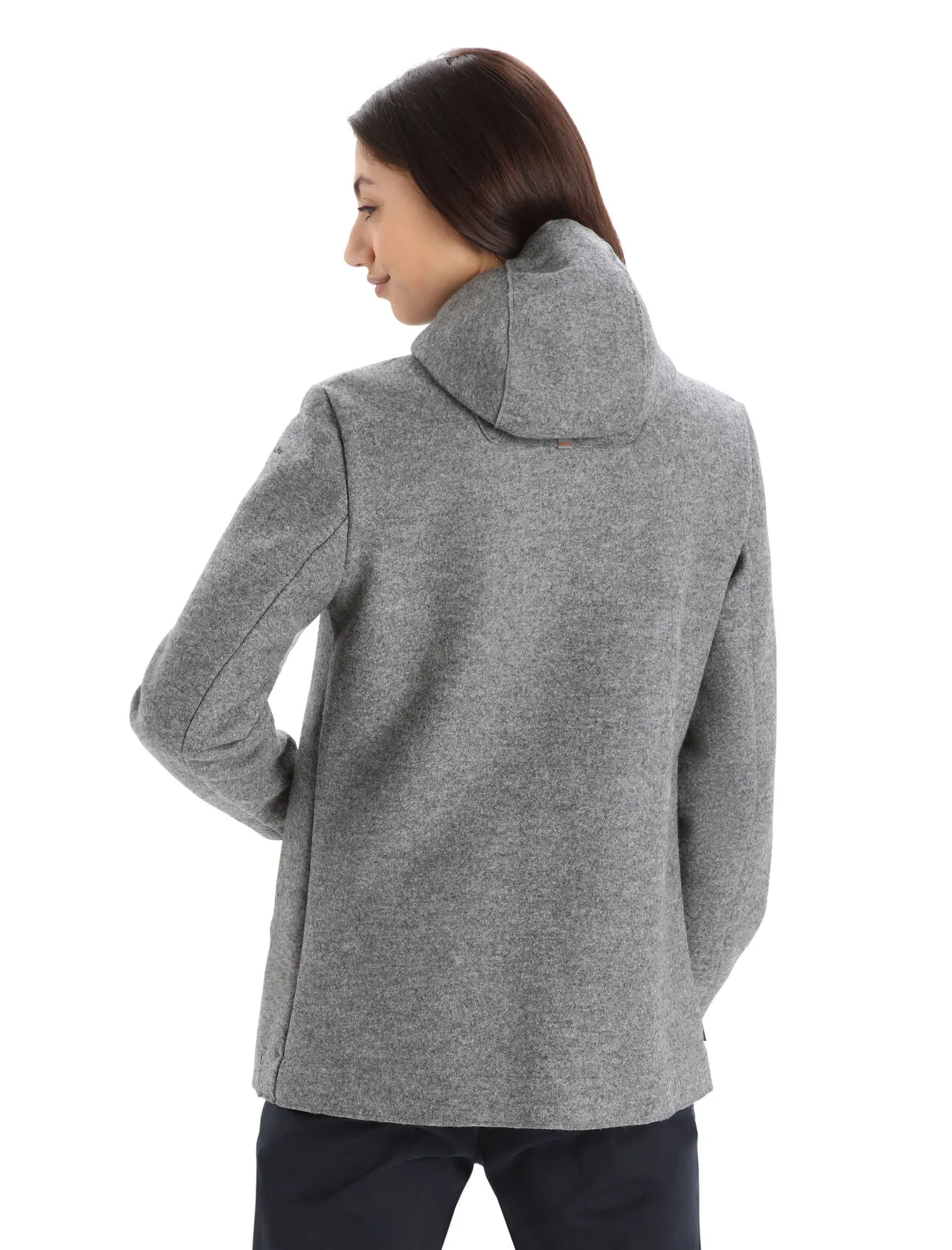 Womens Felted Merino Hooded Jacket