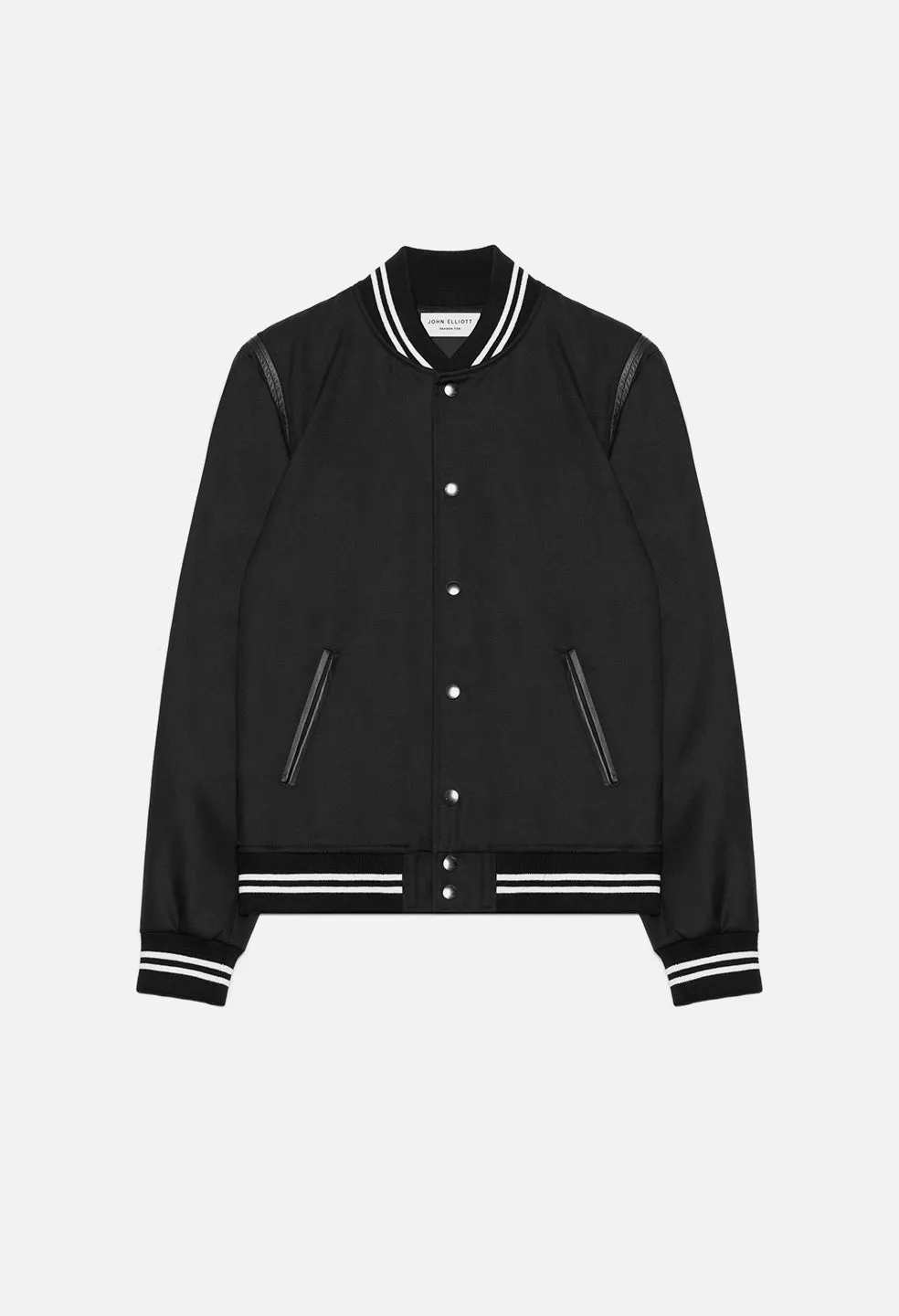 Wool Stadium Jacket / Black