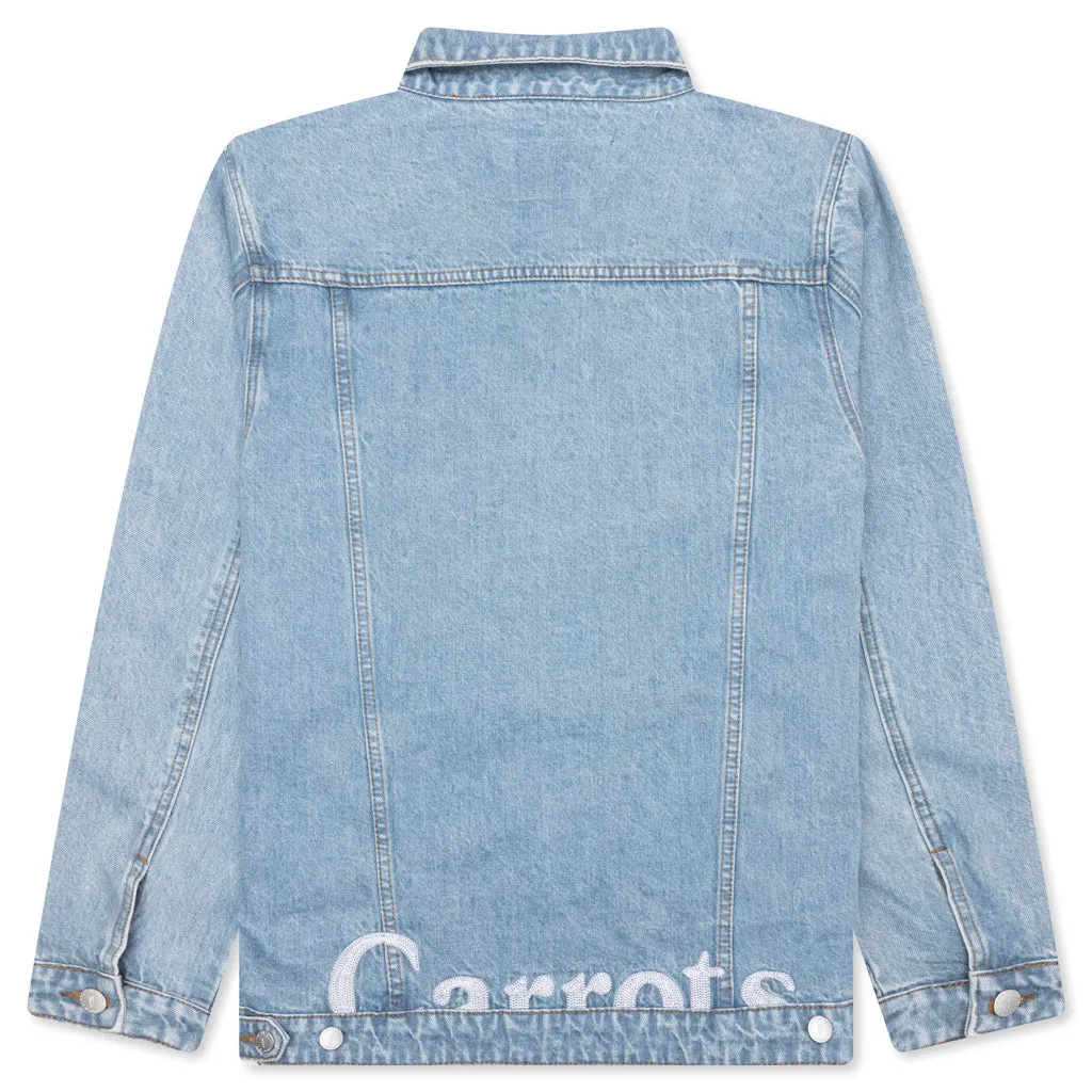 Wordmark Denim Jacket - Blue